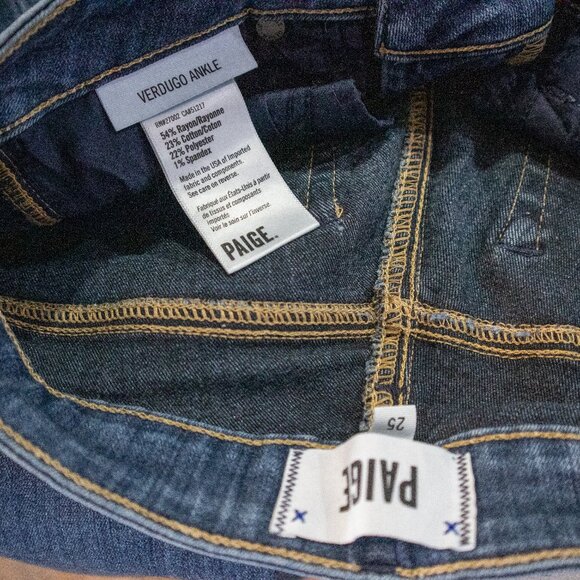 PAIGE Transcend Verdugo Ankle Jeans Nottingham Wash - Picture 5 of 5